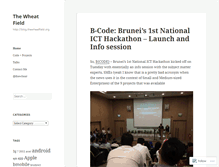 Tablet Screenshot of blog.thewheatfield.org